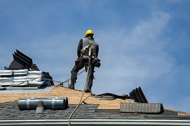 Professional Roof Inspection technician working in Hemlock, NY